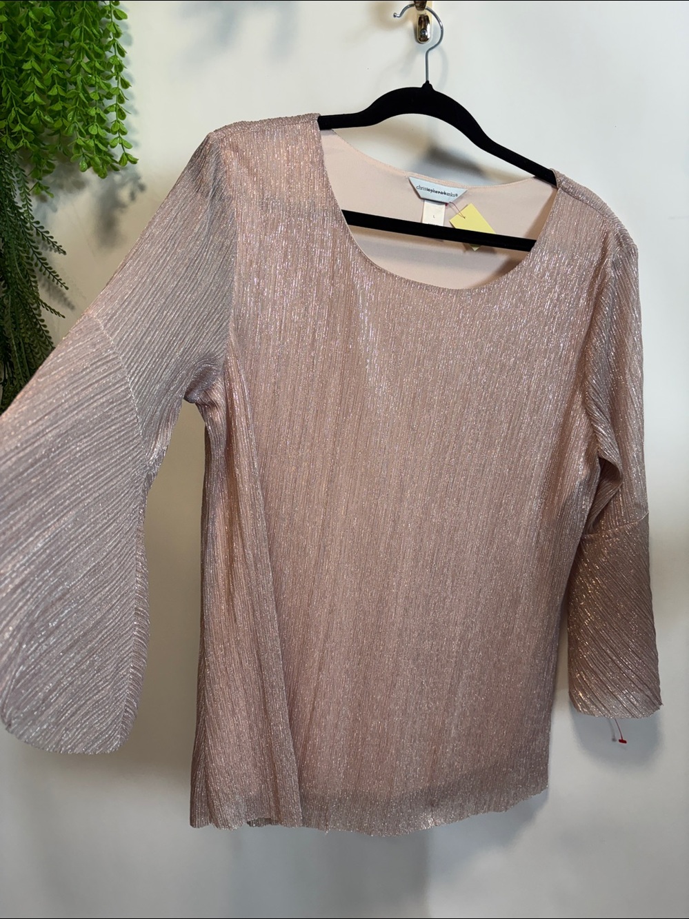 Christopher & Banks Shimmering Pink Blouse